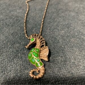 Misses/girls ringstone Seahorse pendant chain necklace Item